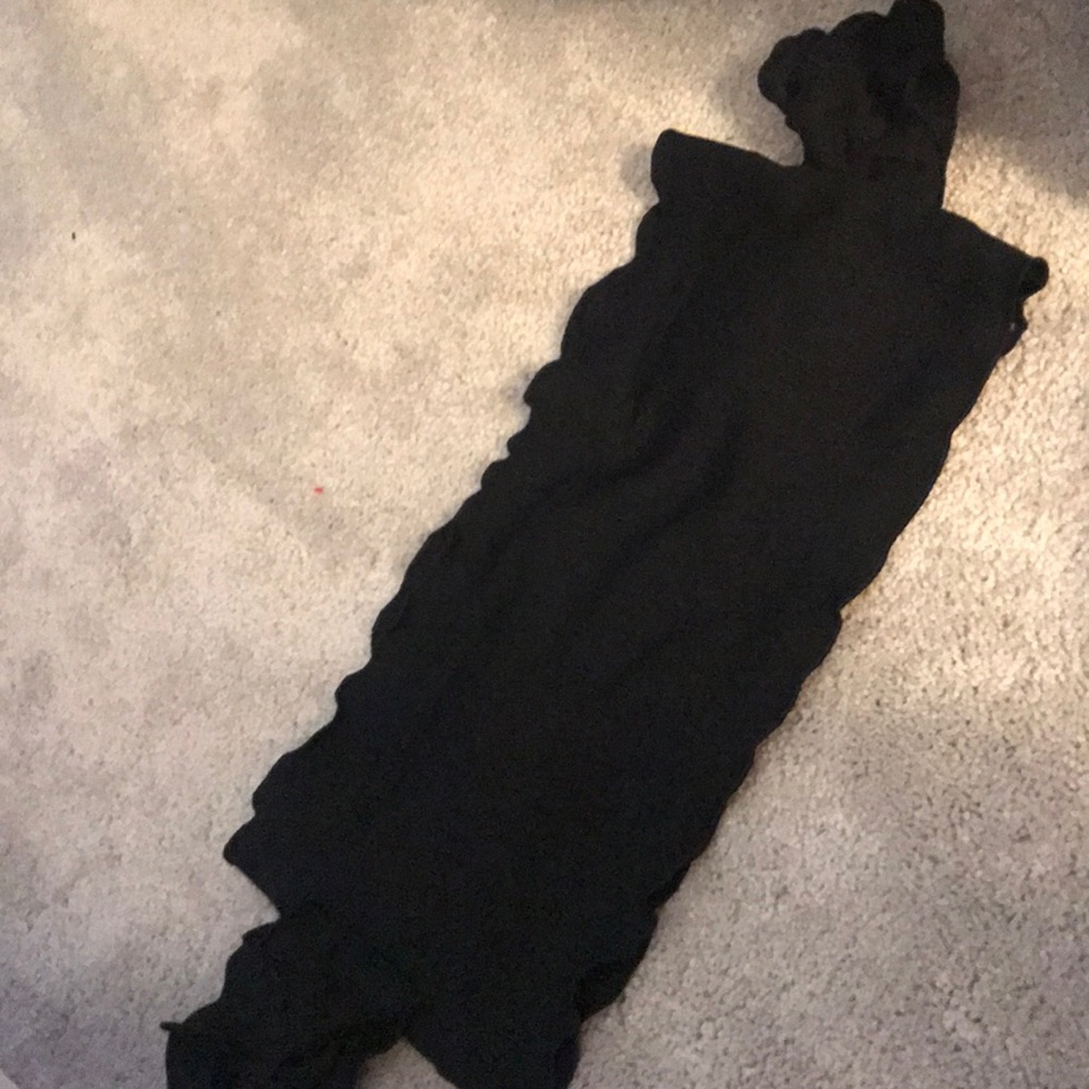 black off the shoulder bathing suit